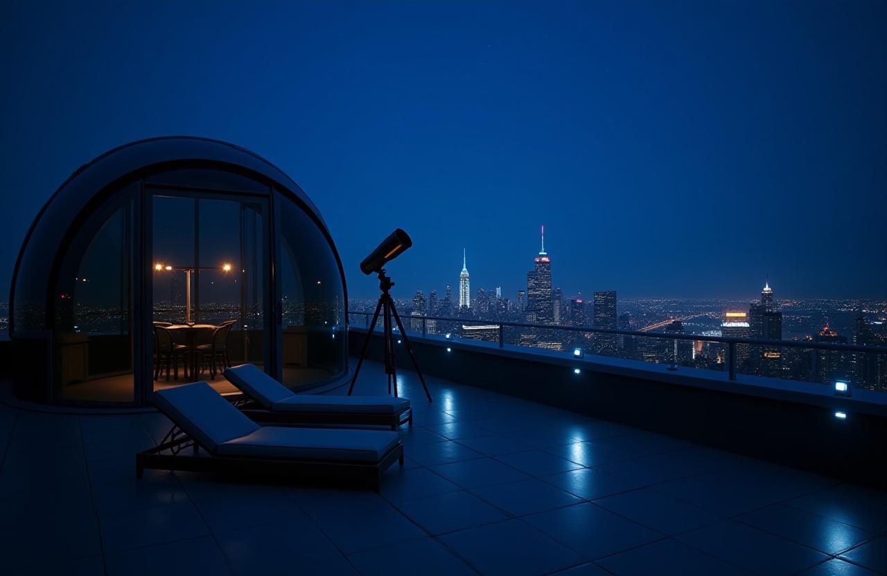 Luxury Rooftop Observatory in Brooklyn